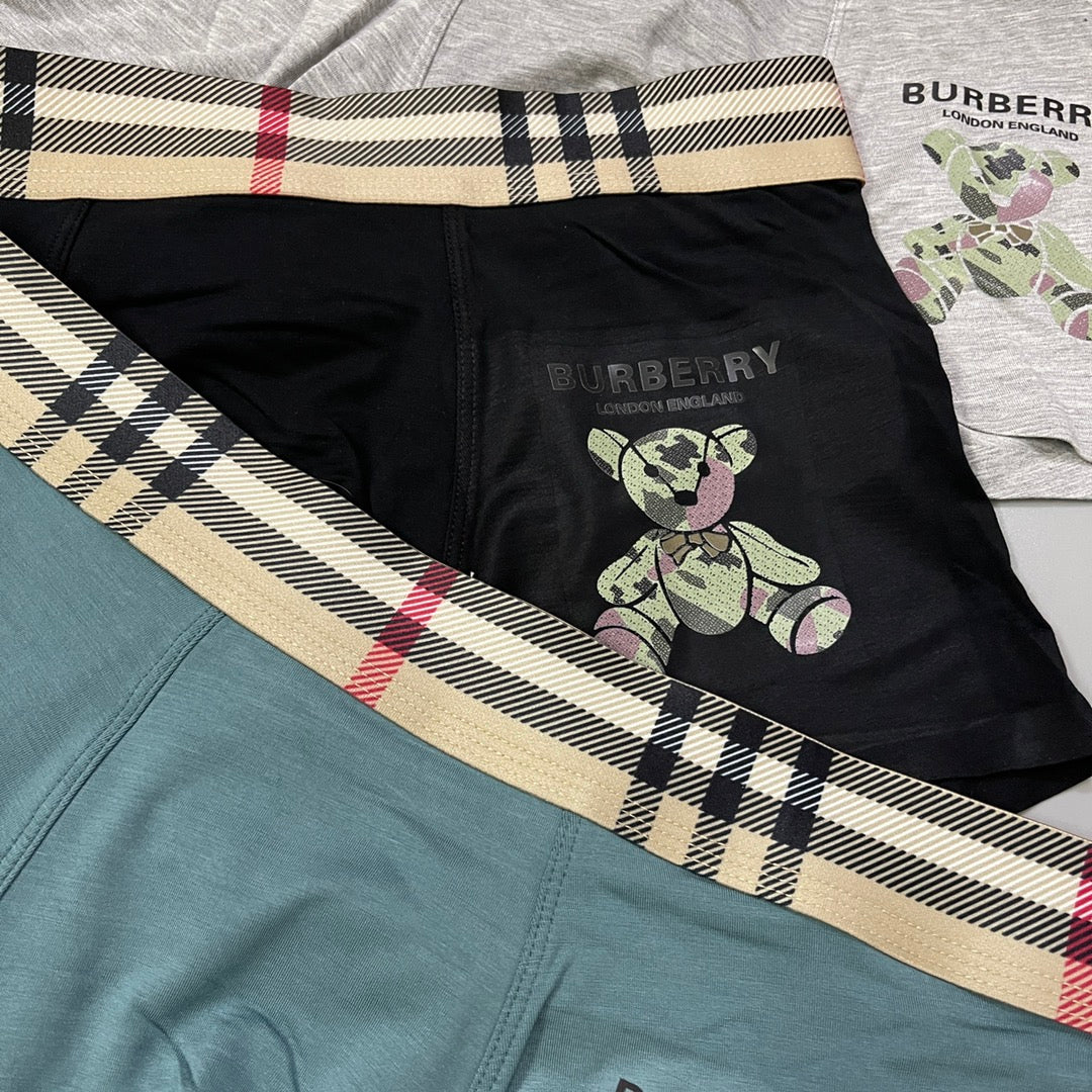 Burberry Modal Men's Boxer Briefs - 3-Piece Box