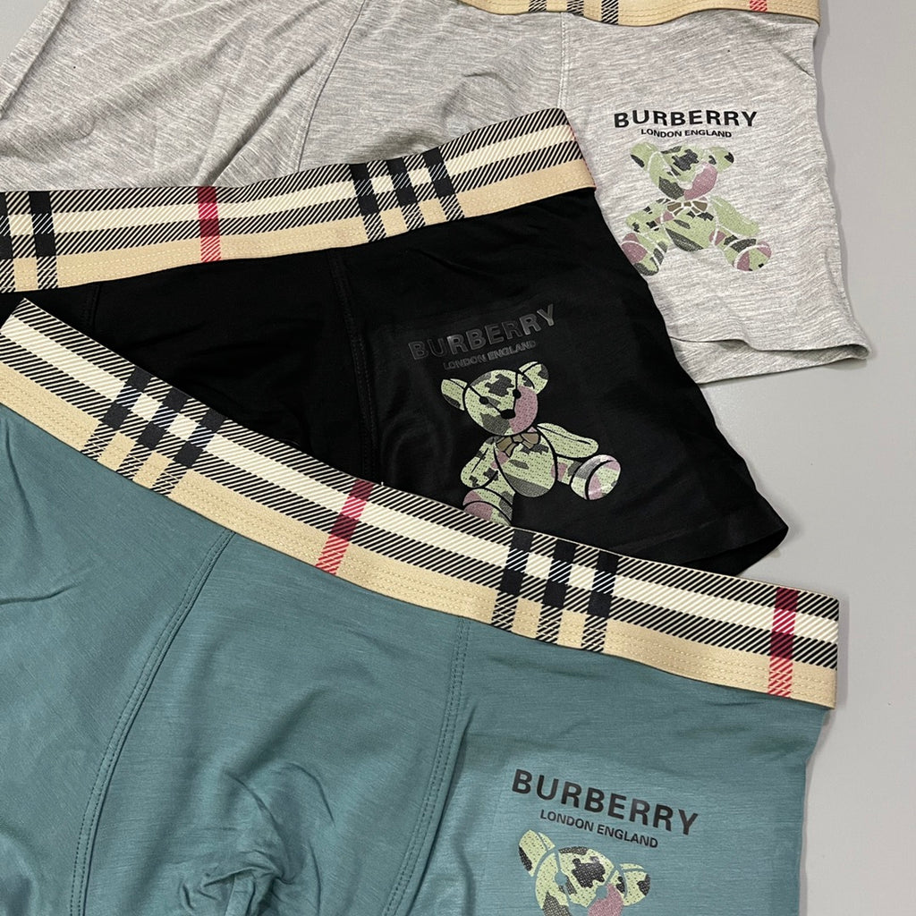Burberry Modal Men's Boxer Briefs - 3-Piece Box