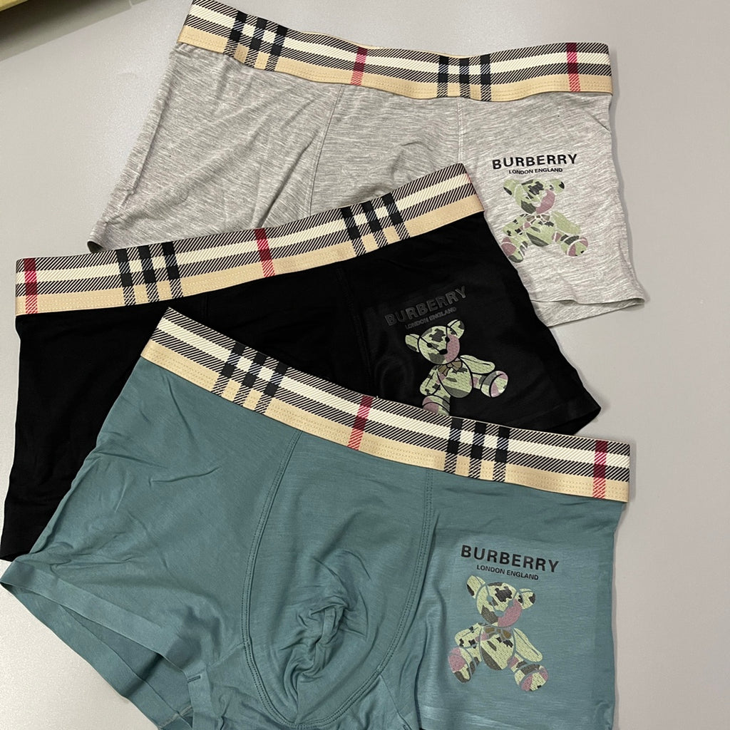Burberry Modal Men's Boxer Briefs - 3-Piece Box