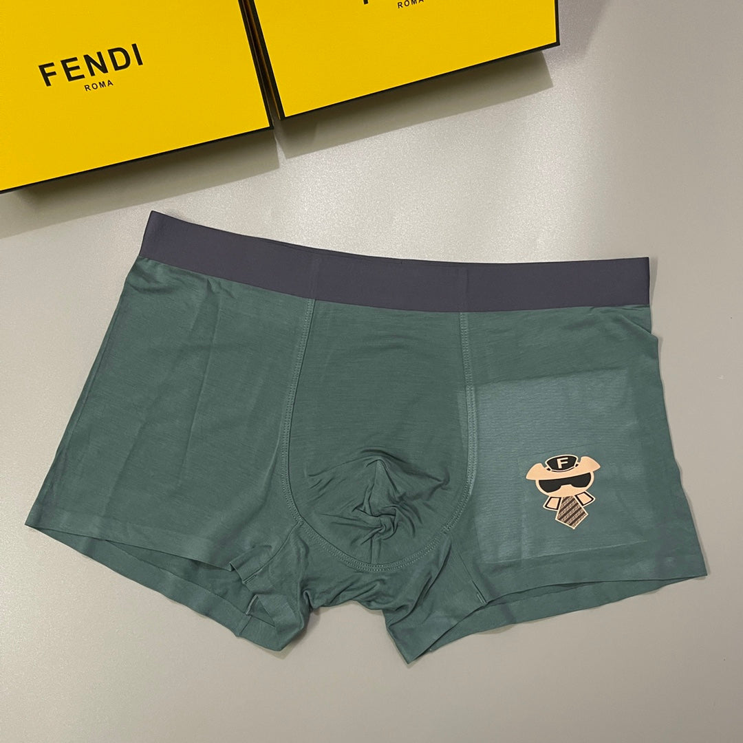 Fendi Modal Men's Boxer Briefs - 3-Piece Box