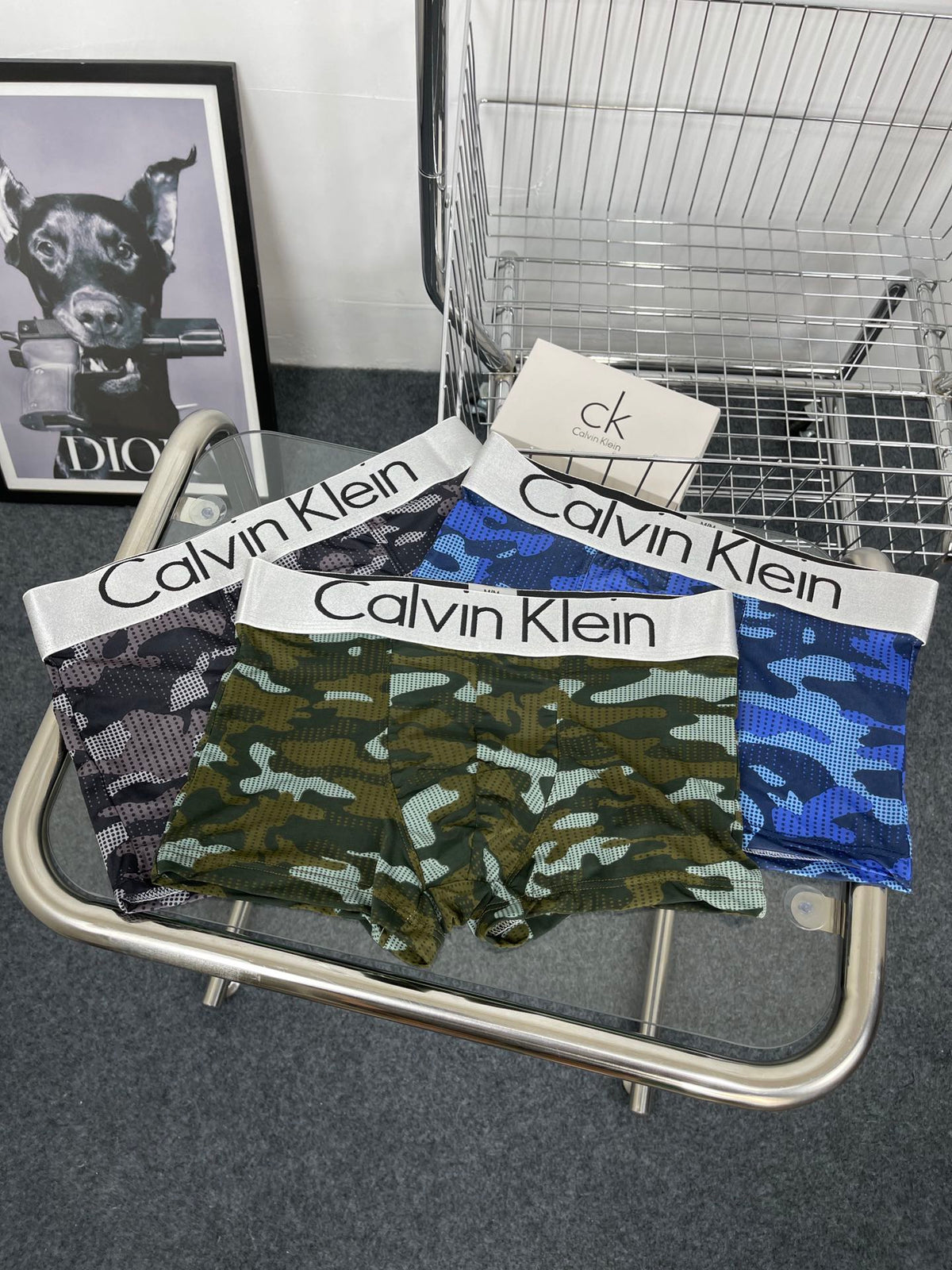 Calvin Klein Broad Logo Waistbands Men's Boxer Briefs - 3-Piece Box