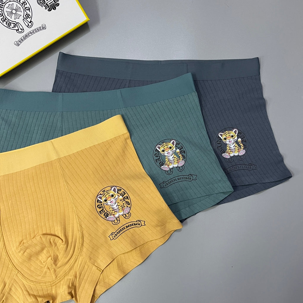 Chrome Hearts Cotton Men's Boxer Briefs - 3-Piece Box