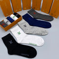 Louis Vuitton Crew Socks - 5-Pair Pack