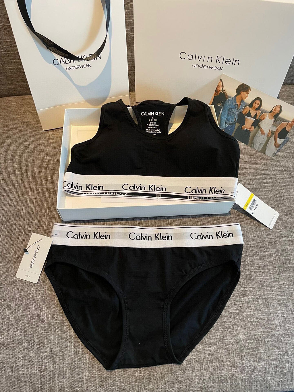 Calvin Klein Cotton Women's Bra and Brief Set