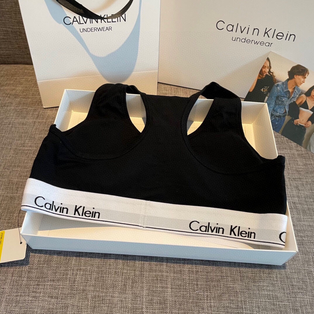 Calvin Klein Black Racerback Bra and Brief Set Women's Bra & Brief Set - 2-Piece Set