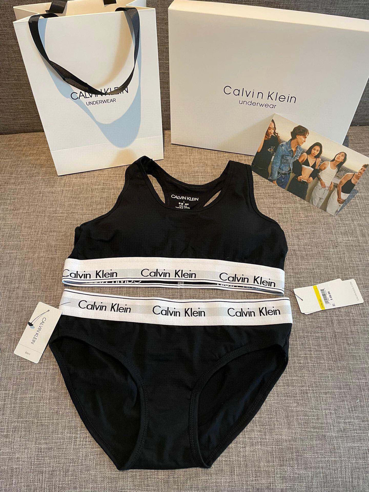 Calvin Klein Cotton Women's Bra and Brief Set