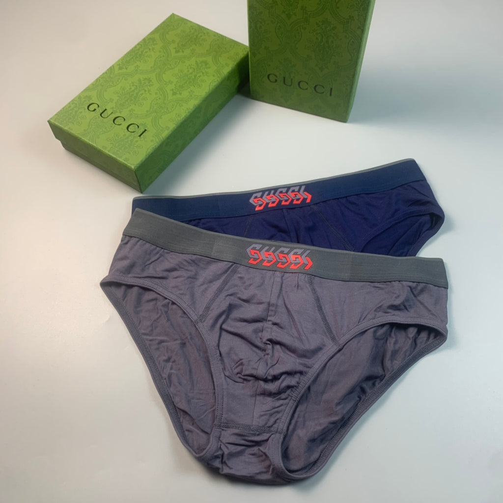 Gucci Visible Branded Waistband Or Emblem Details Men's Briefs - 3-Piece Box