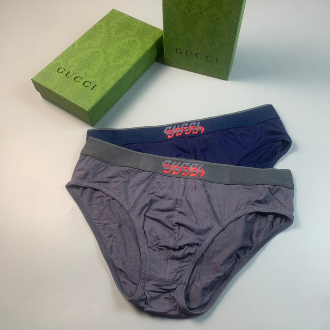Gucci Visible Branded Waistband Or Emblem Details Men's Briefs - 3-Piece Box