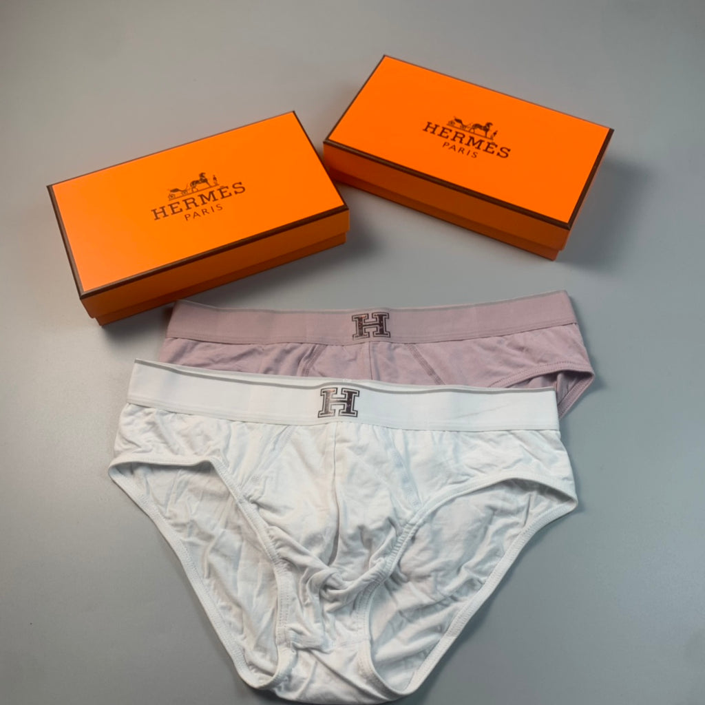 Hermes Classic Men's Briefs - 3-Piece Box