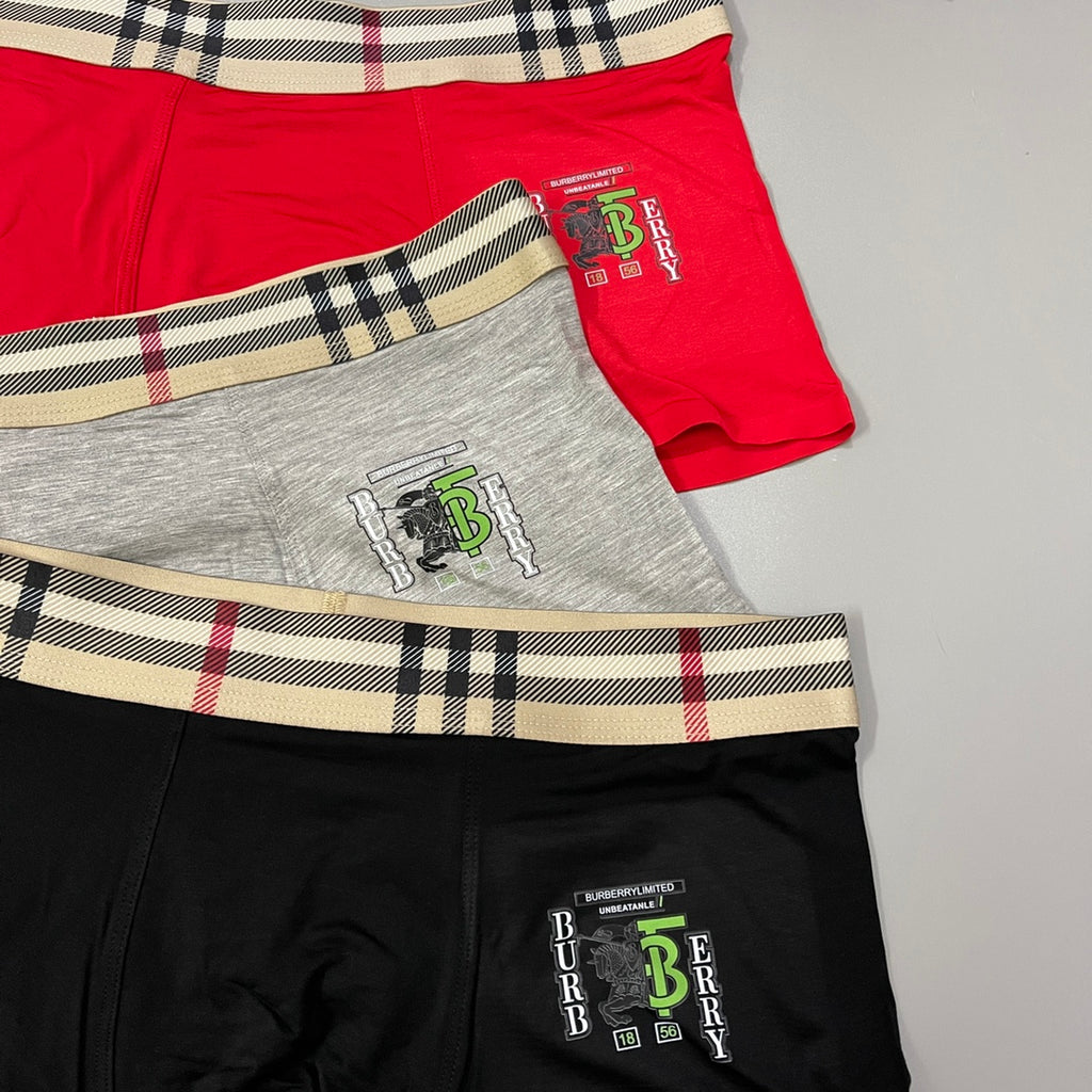 Burberry Modal Men's Boxer Briefs - 3-Piece Box
