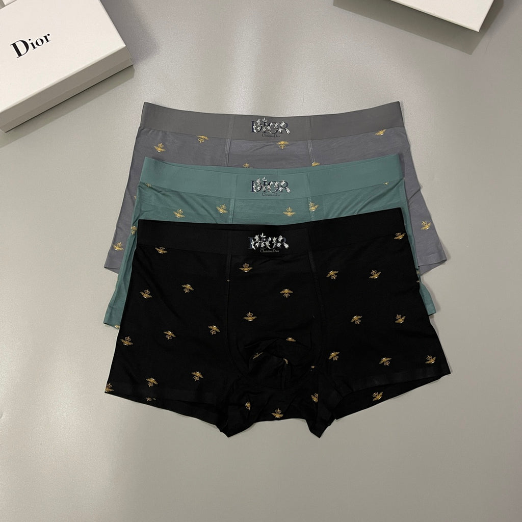 Dior Modal Men's Boxer Briefs - 3-Piece Box
