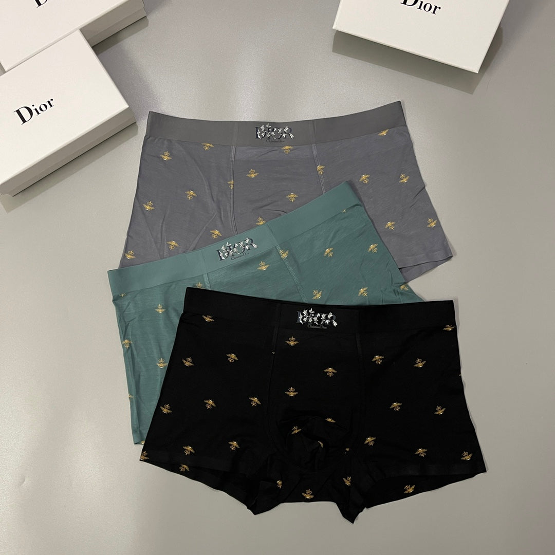 Dior Modal Men's Boxer Briefs - 3-Piece Box