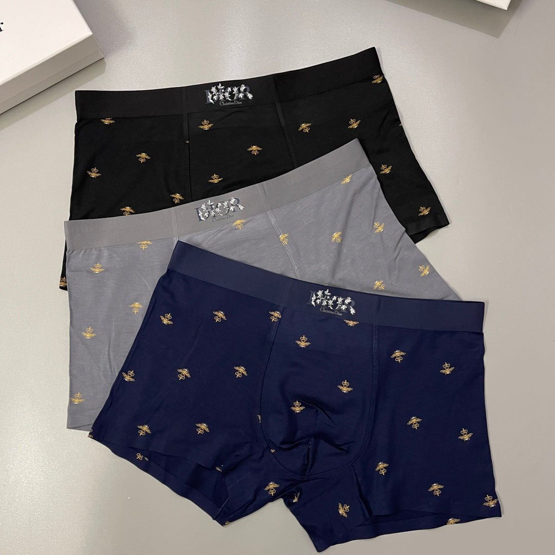 Dior Modal Men's Boxer Briefs - 3-Piece Box