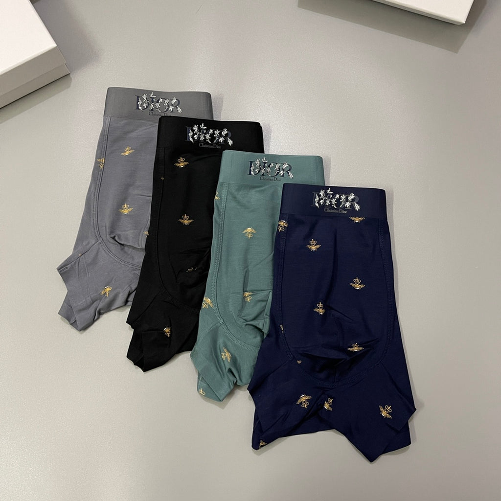 Dior Modal Men's Boxer Briefs - 3-Piece Box - Sizes L-XXXL