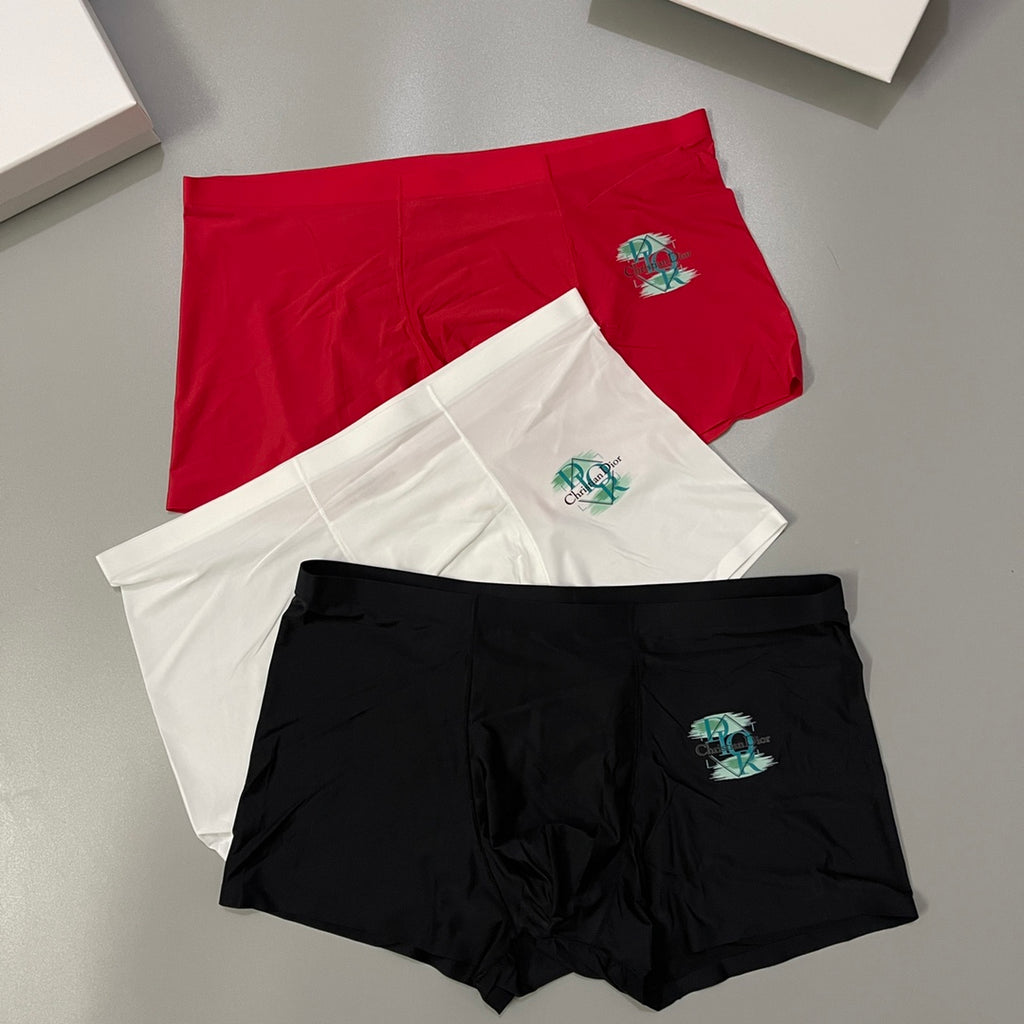 Dior Milk-Silk Men's Boxer Briefs - 3-Piece Box