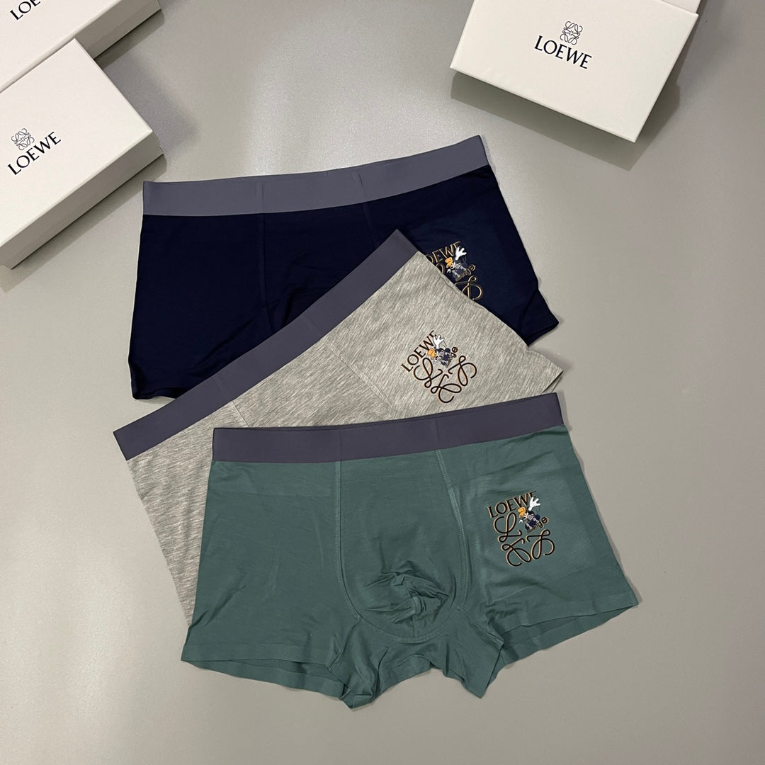 Modal Men's Boxer Briefs - 3-Piece Box