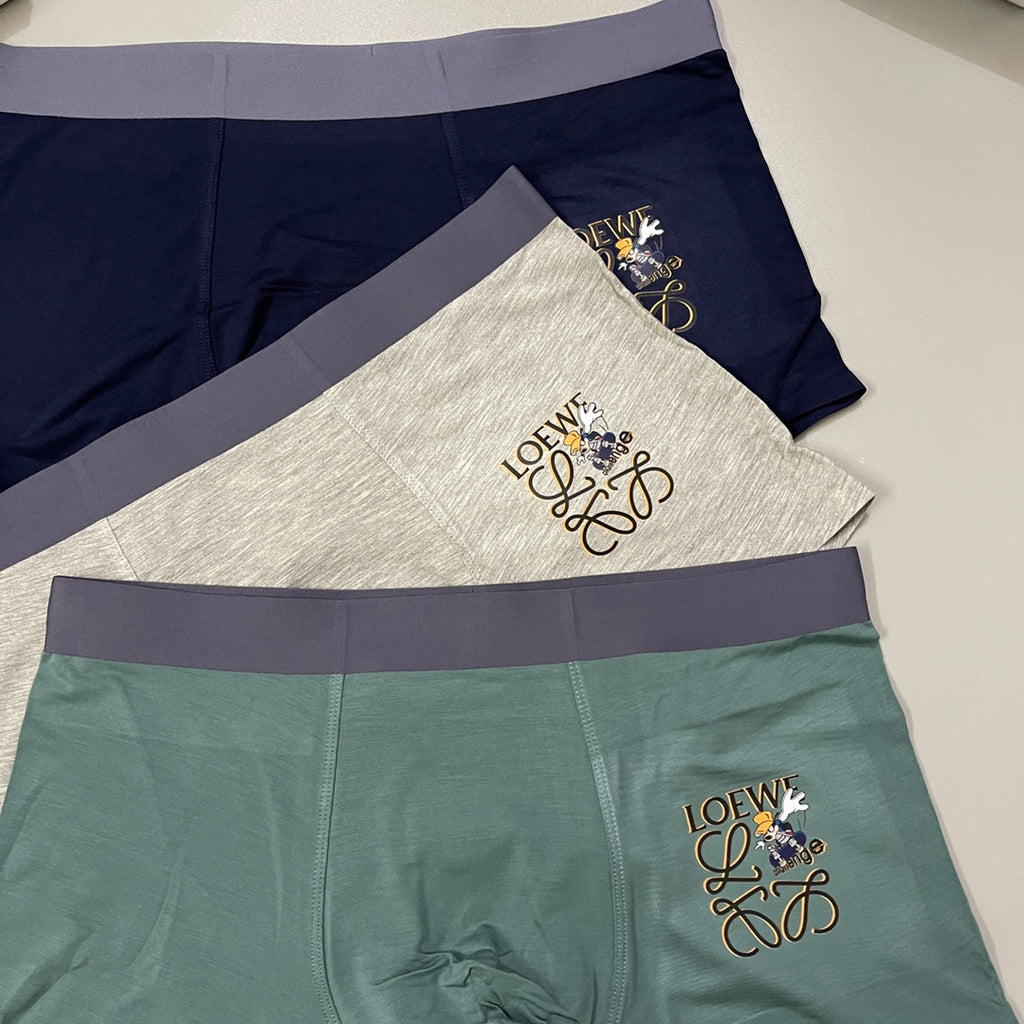 Modal Men's Boxer Briefs - 3-Piece Box
