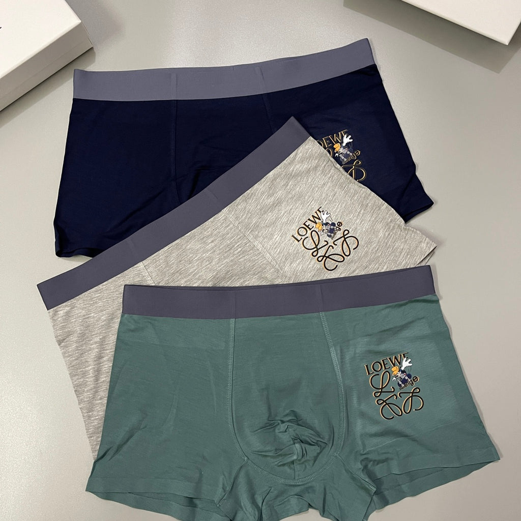 Modal Men's Boxer Briefs - 3-Piece Box