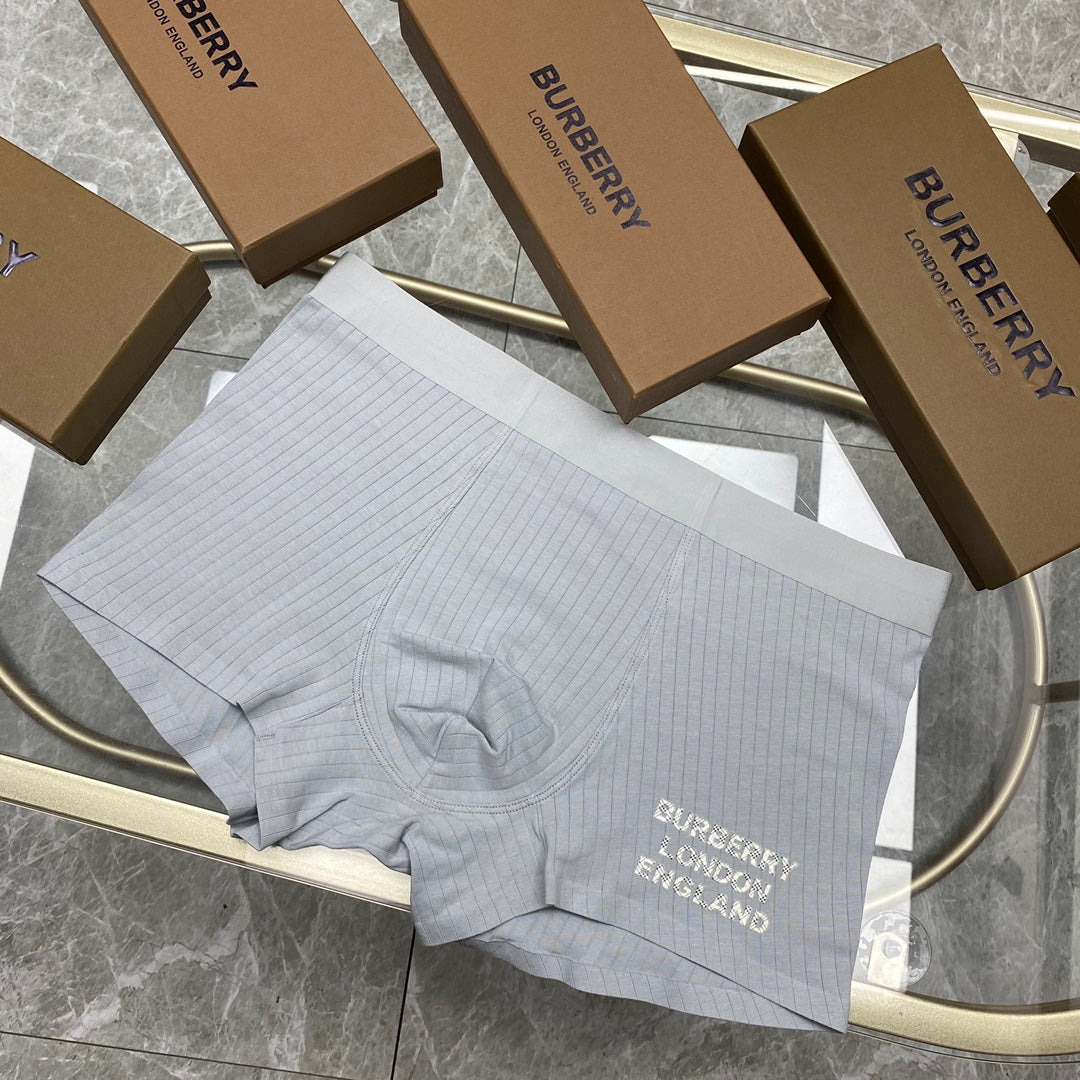 Cotton Men's Boxer Briefs - 3-Piece Box