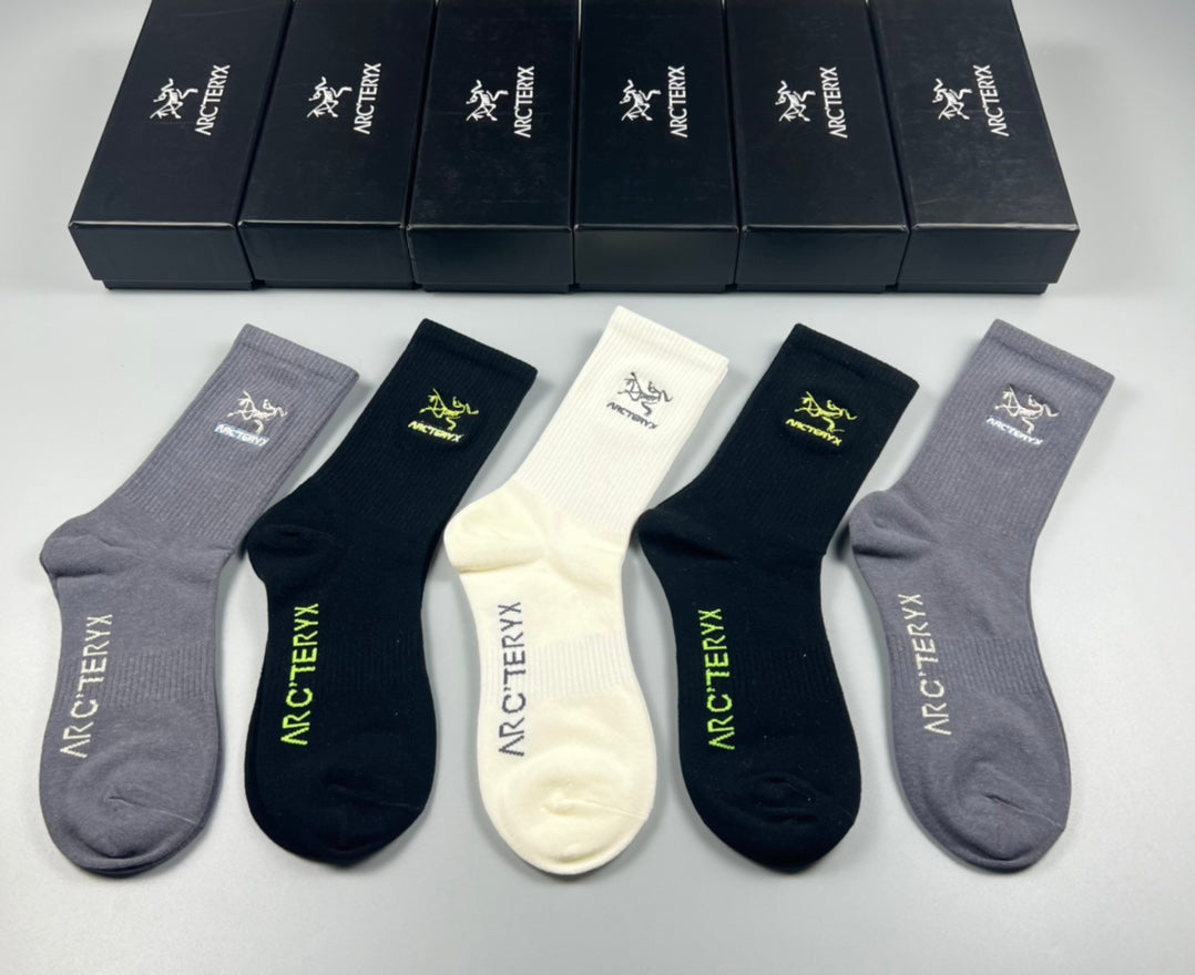 Arc'teryx Cotton Short Socks - 5-Pair Pack