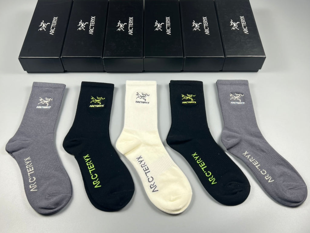Arc'teryx Cotton Short Socks - 5-Pair Pack