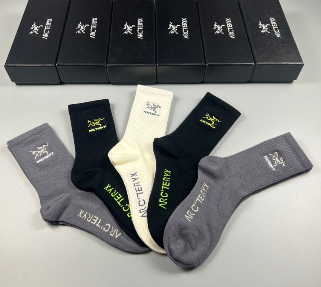 Arc'teryx Cotton Short Socks - 5-Pair Pack