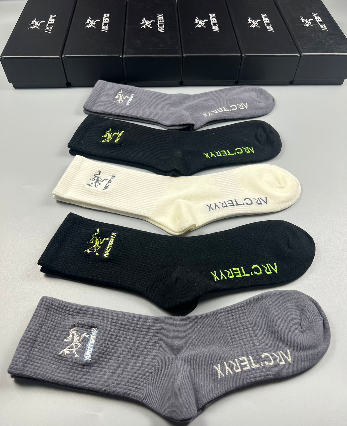 Arc'teryx Cotton Short Socks - 5-Pair Pack