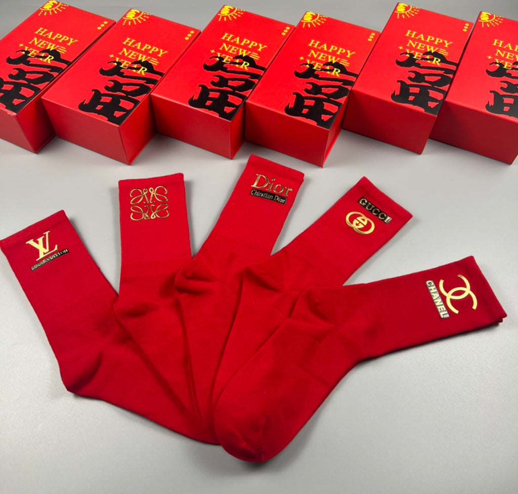 Cotton Crew Socks - 5-Pair Pack