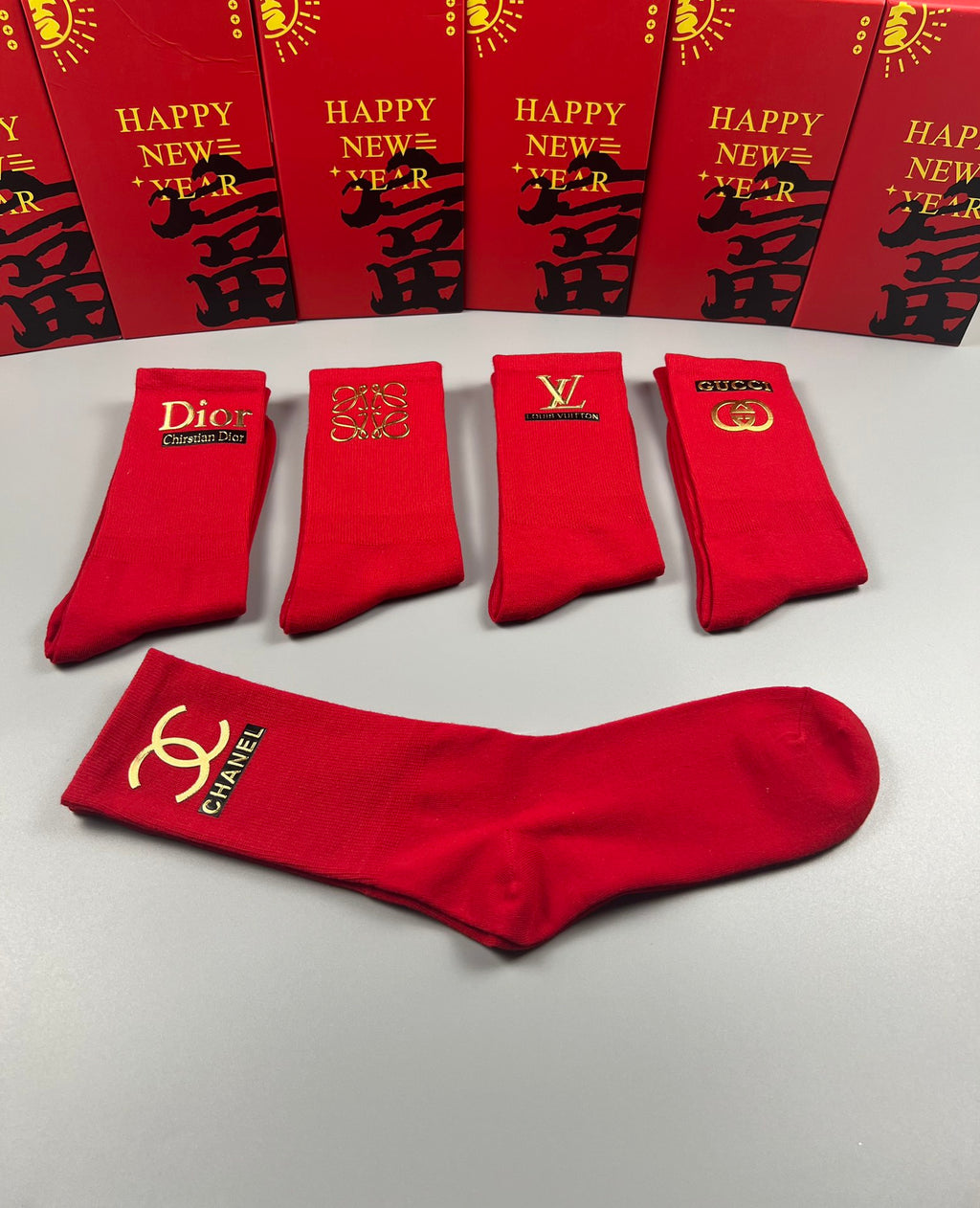Cotton Crew Socks - 5-Pair Pack