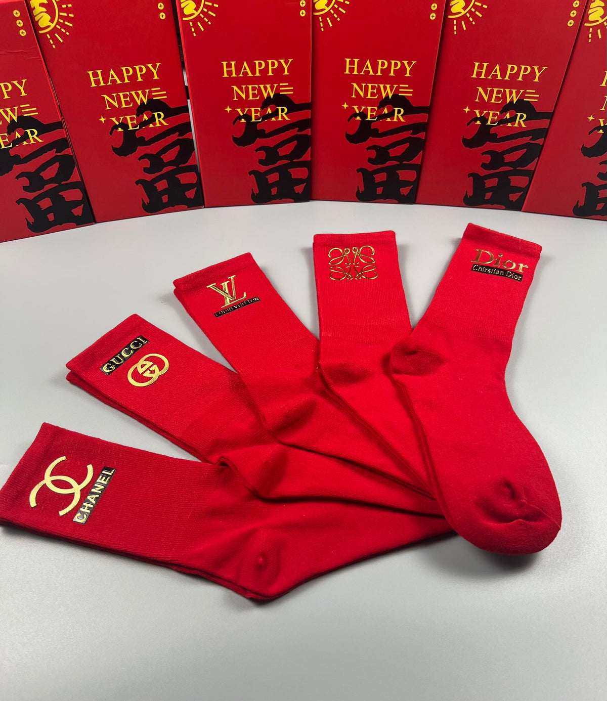 Cotton Crew Socks - 5-Pair Pack