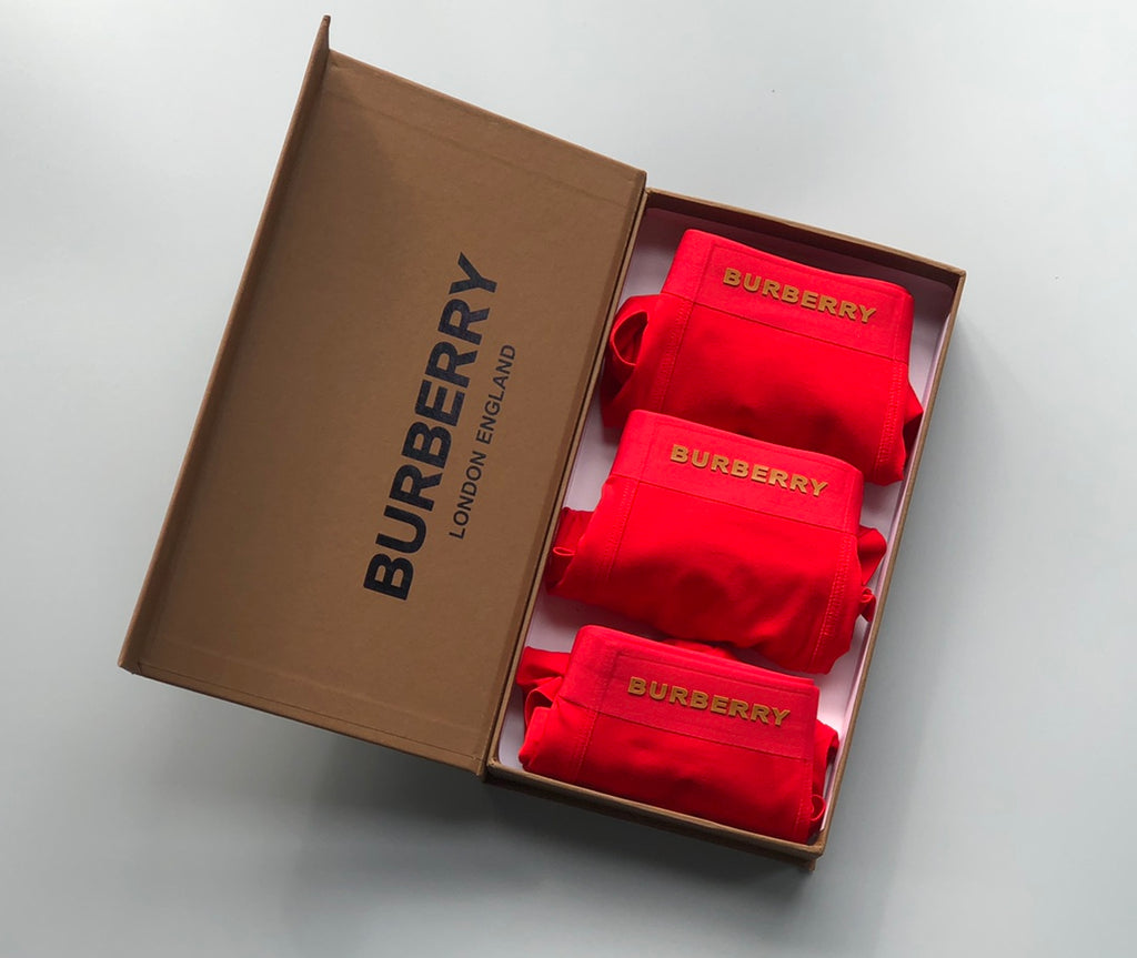 Burberry Modal Men's Boxer Briefs - 3-Piece Box