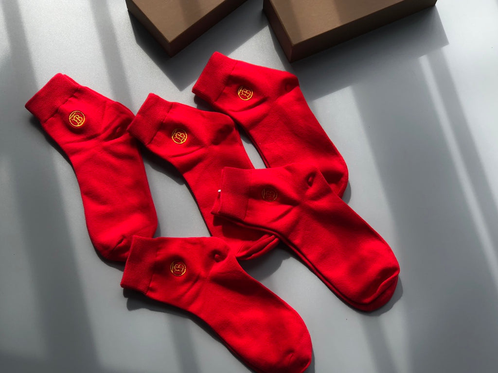 Burberry Crew Socks - 5-Pair Pack