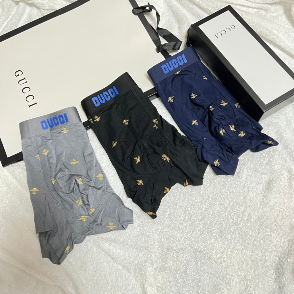 Gucci Modal Men's Boxer Briefs - 3-Piece Box