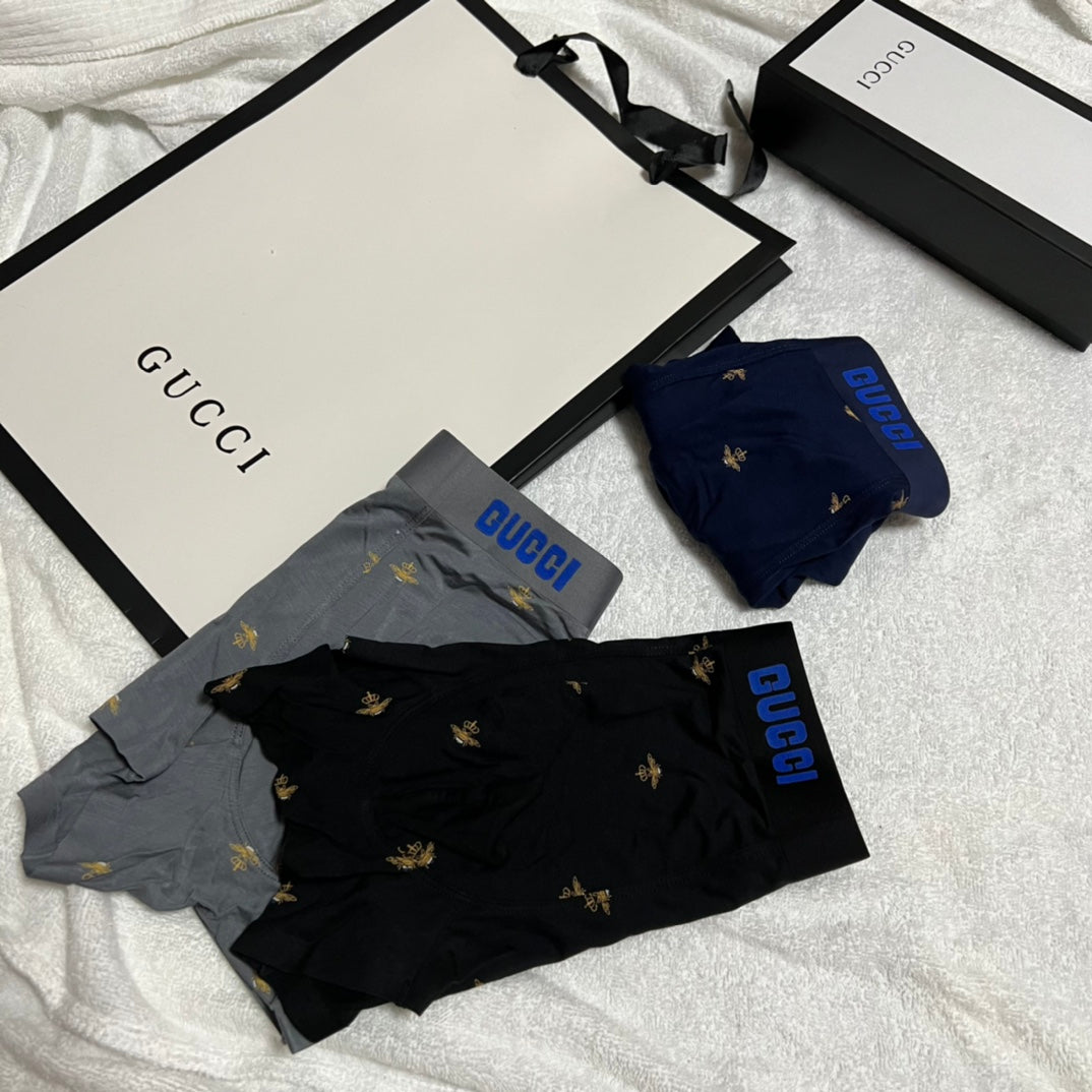 Gucci Modal Men's Boxer Briefs - 3-Piece Box
