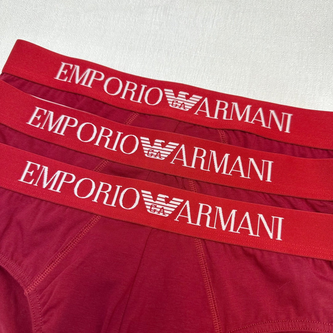 Armani Cotton Men's Briefs - 3-Piece Box