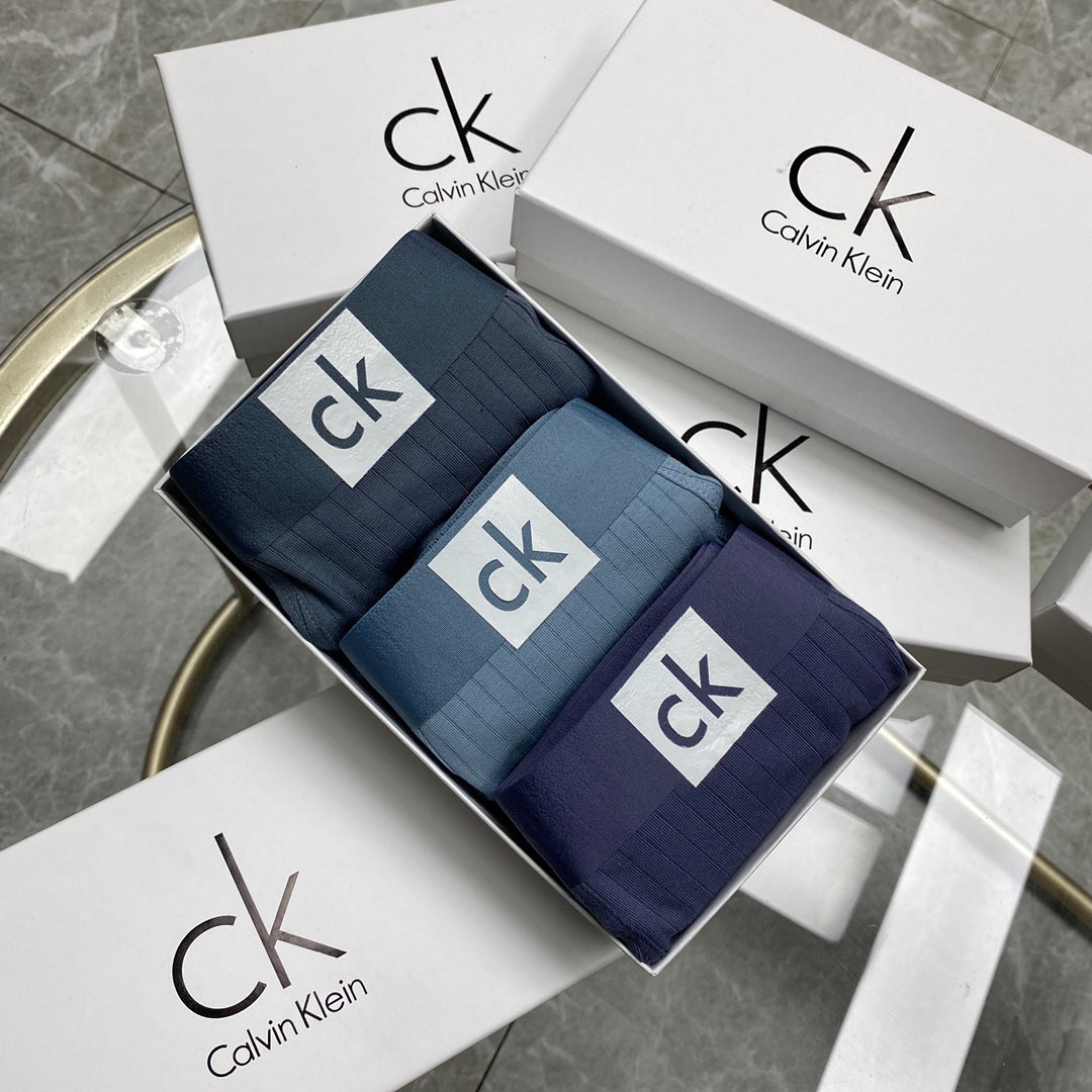 Calvin Klein Cotton Men's Boxer Briefs - 3-Piece Box