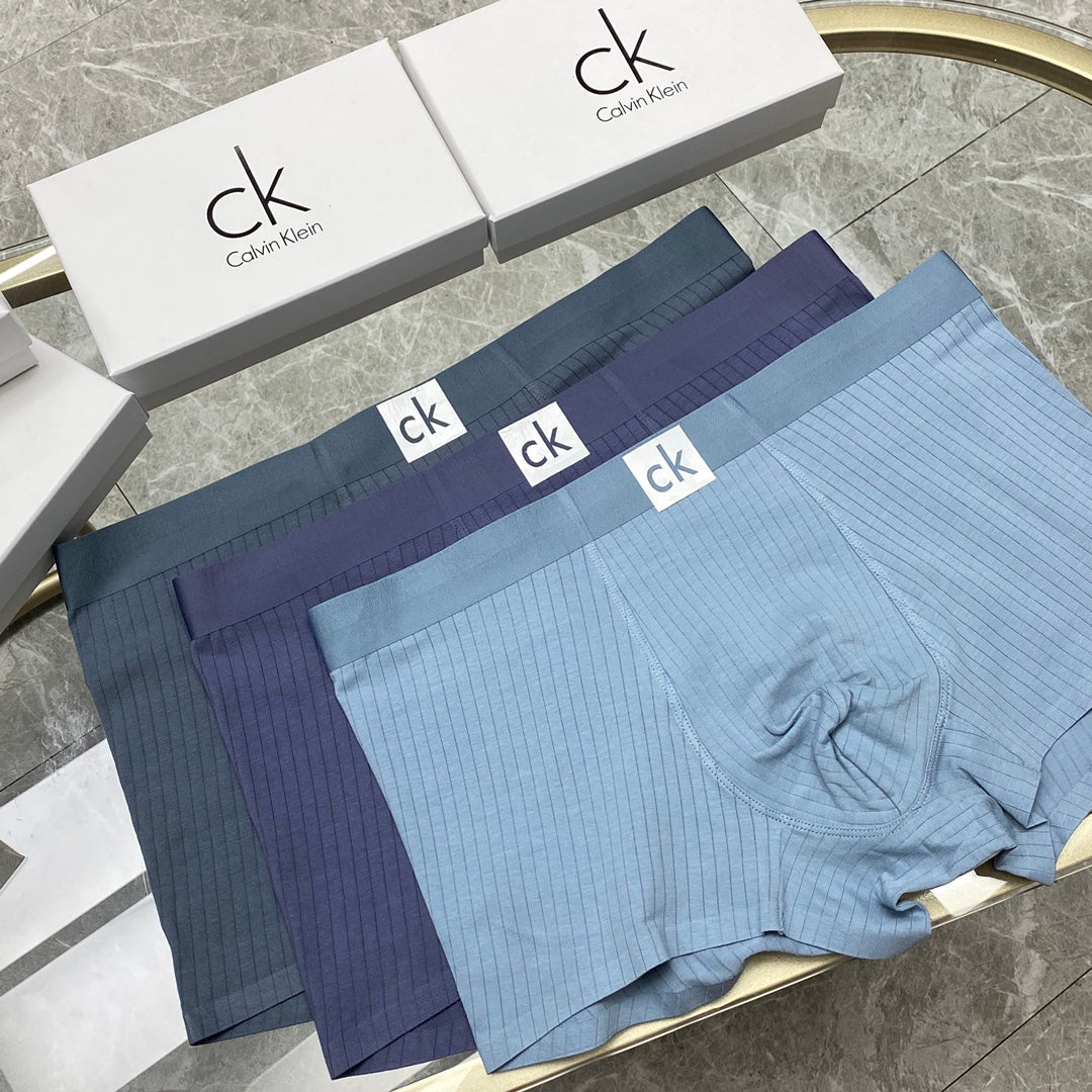 Calvin Klein Cotton Men's Boxer Briefs - 3-Piece Box
