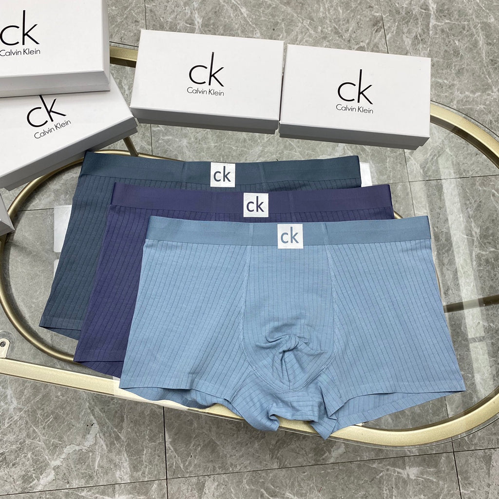 Calvin Klein Cotton Men's Boxer Briefs - 3-Piece Box