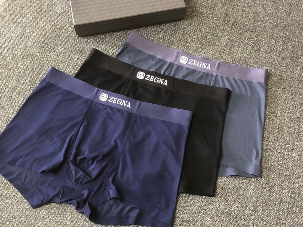 Zegna Men's Boxer Briefs - 3-Piece Box