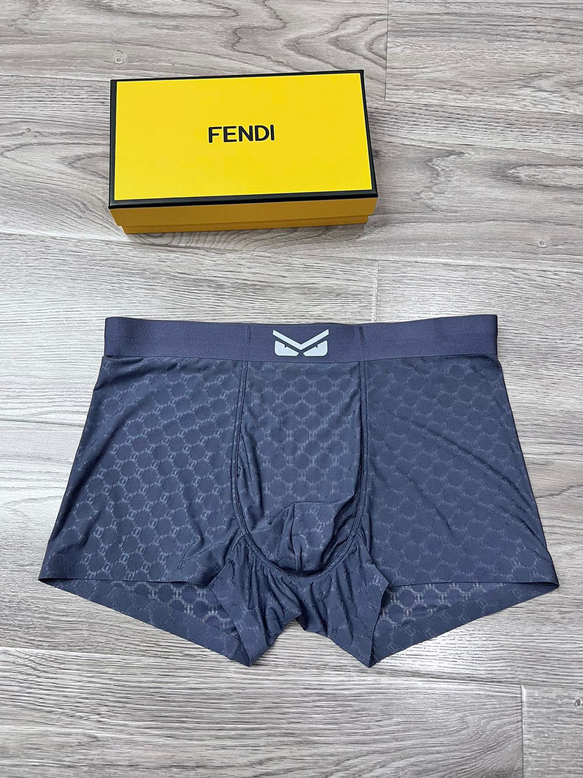 Fendi Small Eye Details Men's Boxer Briefs - 3-Piece Box