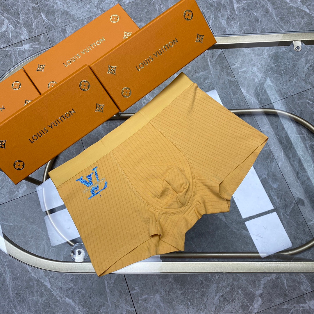 Cotton Men's Boxer Briefs - 3-Piece Box