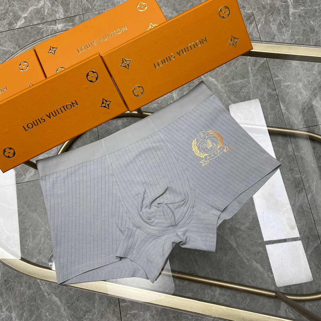 Cotton Men's Boxer Briefs - 3-Piece Box