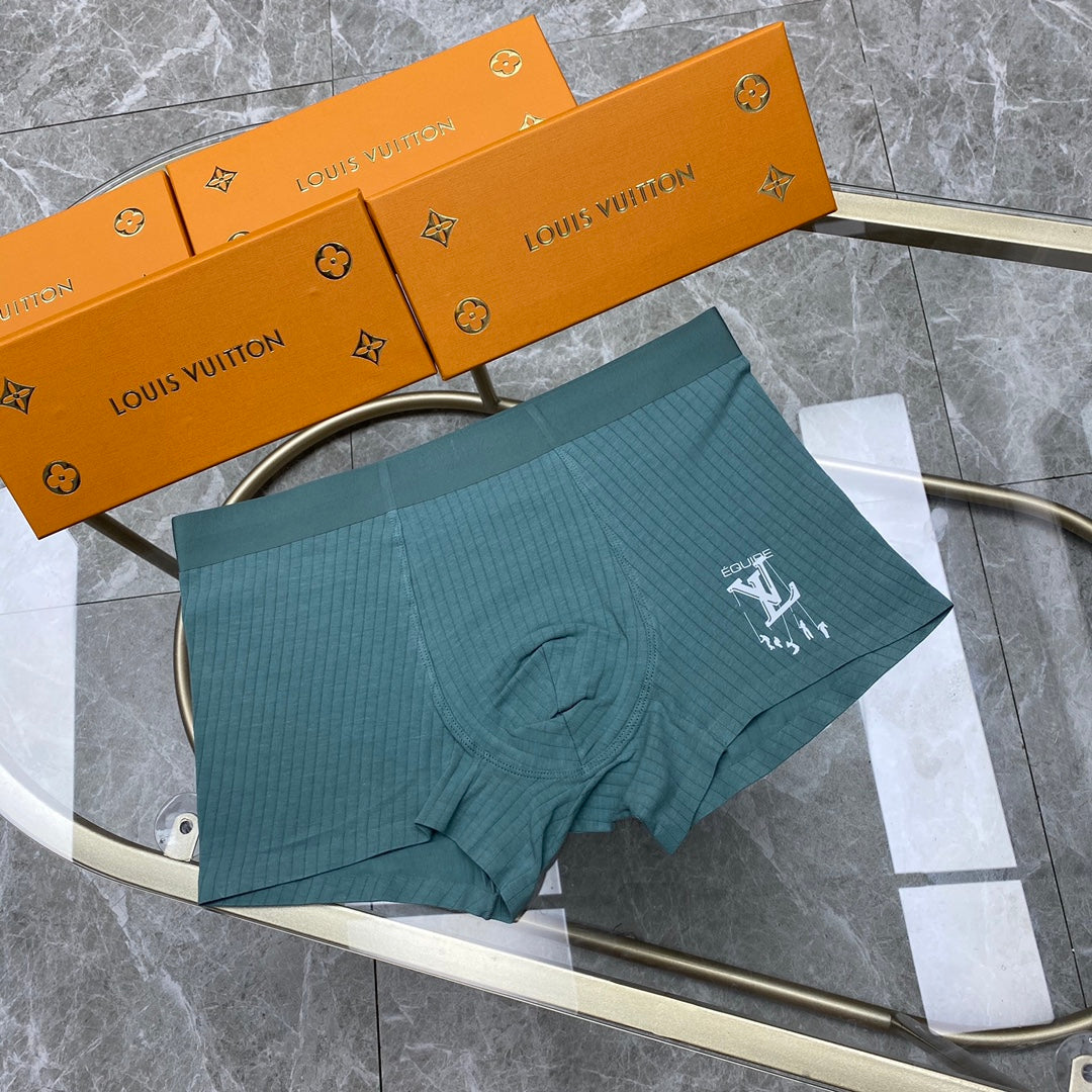 Cotton Men's Boxer Briefs - 3-Piece Box