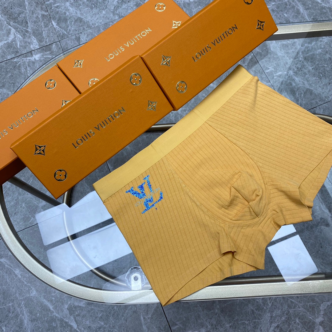 Cotton Men's Boxer Briefs - 3-Piece Box