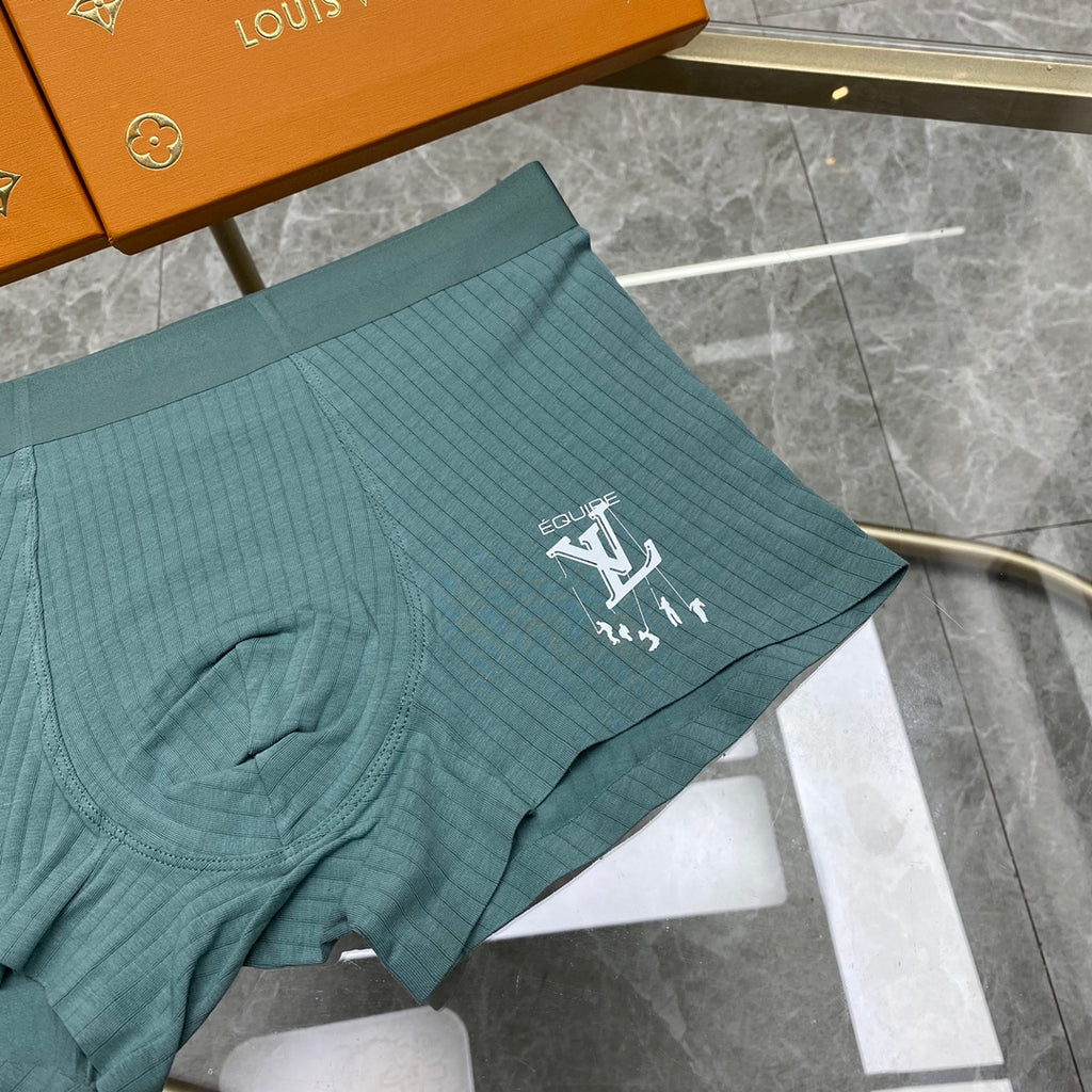 Cotton Men's Boxer Briefs - 3-Piece Box