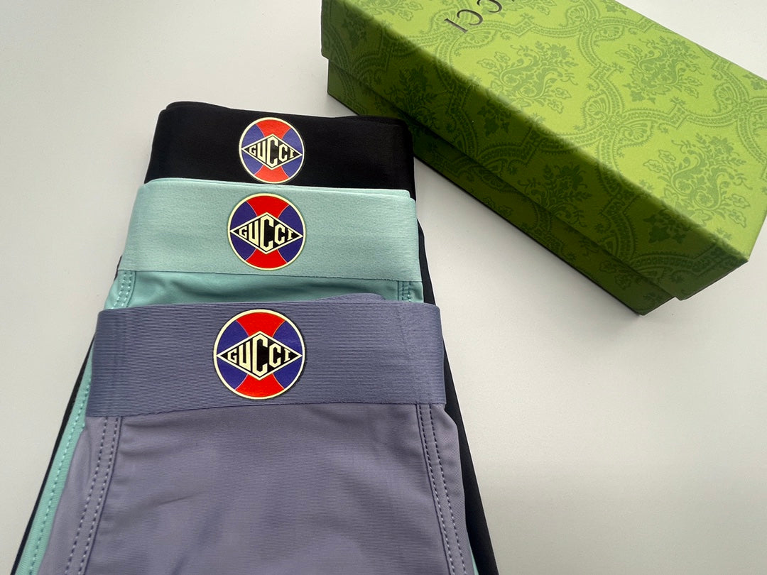 Gucci Nylon Blend Men's Boxer Briefs - 3-Piece Box