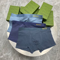 Gucci Restrained Waistband Lettering Men's Boxer Briefs - 3-Piece Box