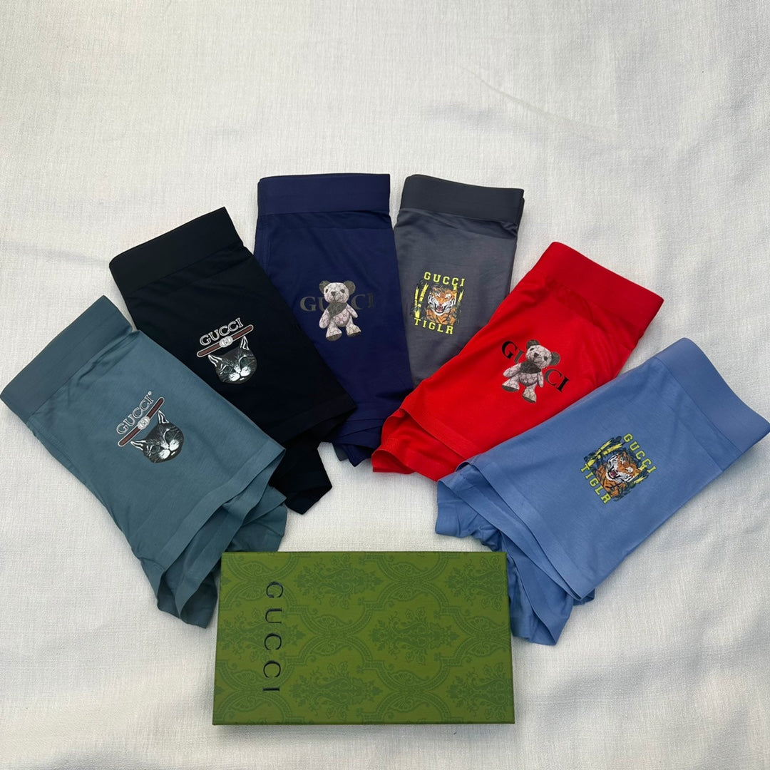 Gucci Playful Patch Details Men's Boxer Briefs