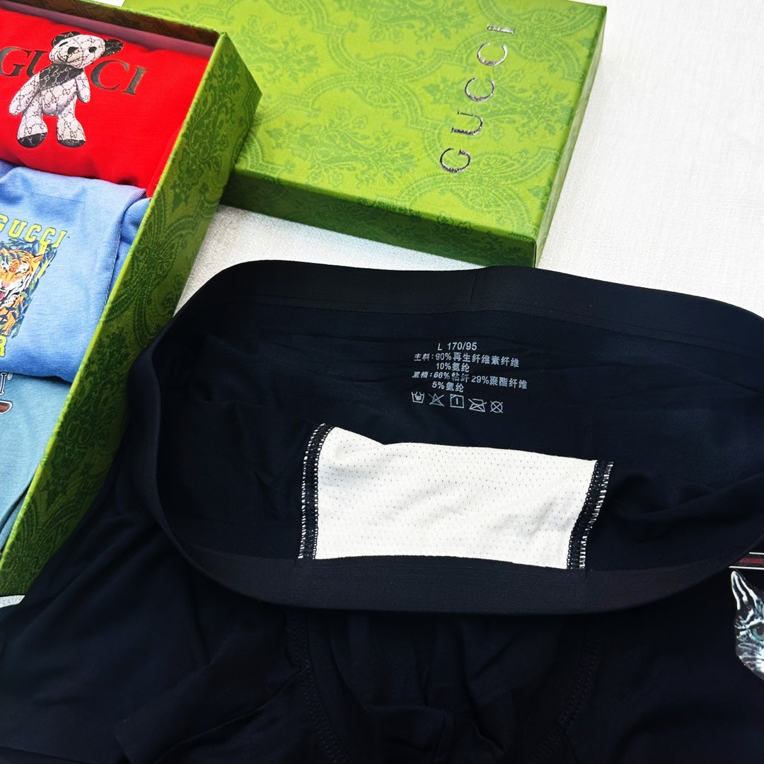 Gucci Playful Patch Details Men's Boxer Briefs