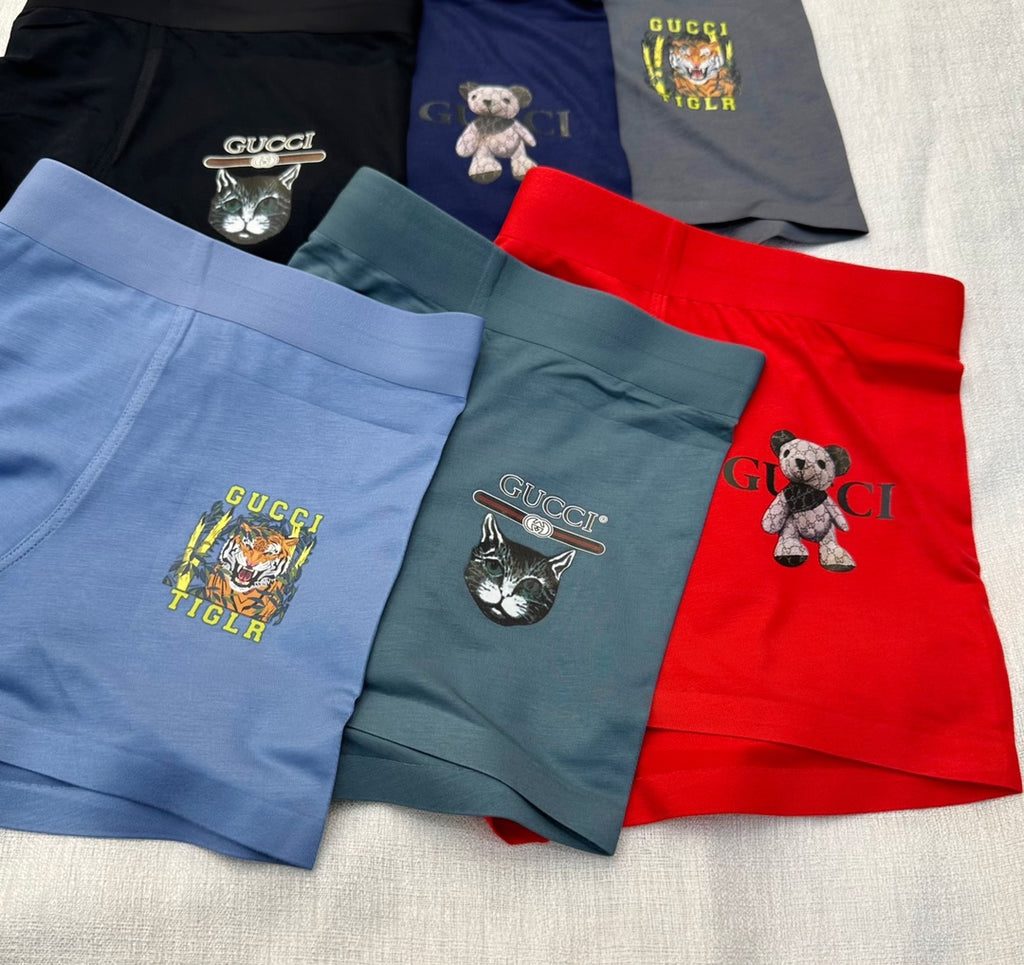 Gucci Playful Patch Details Men's Boxer Briefs